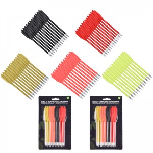 Elong Outdoor 110298 6.5inch Műanyag Crossbow csavarok Steel Point pisztoly Crossbow