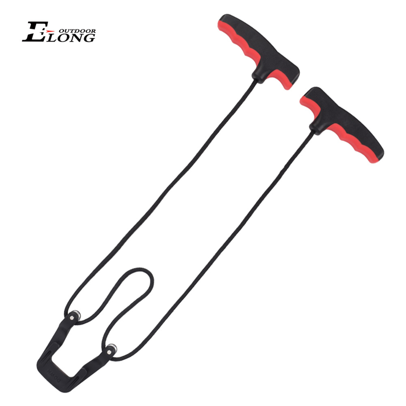 NIKA Íjászat 454002-06 Crossbows Rope Double Handle Crossbows Rope Cocker Aid Cocking karakterlánc eszköz