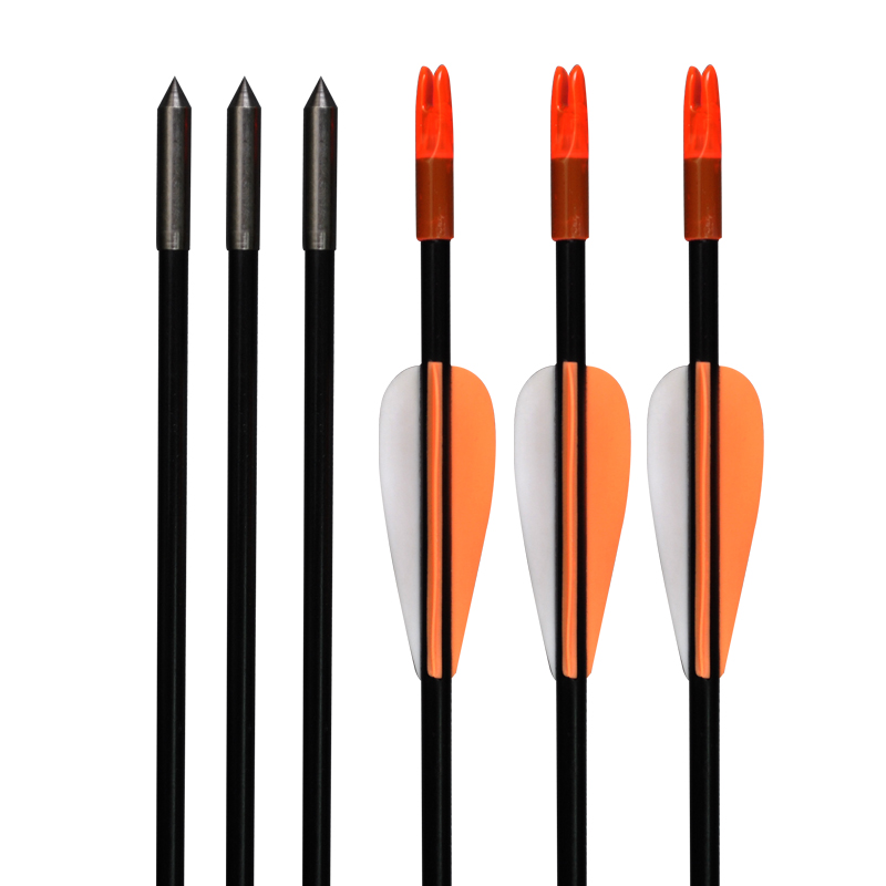 Elong Outdoor 113179 26inch ID4mm Üvegszálas Arrow Íjászat reflexíjhoz Shooting gyakorlat