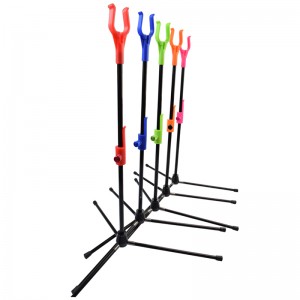 Nika íjászat 46ST01 250 Gramm hordozható állítható íjállvány az íjászat recurve íjfelvételhez