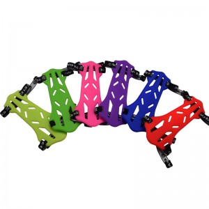 Elong outdoor 44Ag03 karvédő lágy gumi kétszemélyes arccal íjásznyilak lövés műanyag védelem