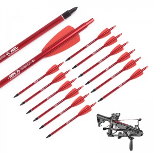 Nika íjászat 113173-02 7.5A alumínium Crossbow csavar COBRA adder/r9/Rx Crossbow vadászat