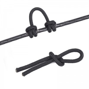 Elong Outdoor 280083 Íjászat D hurkok Rope 5inches íjászatban Kiszolgáló Menet D hurok Rope Release Anyag Nocking D hurok Rope karakterlánc
