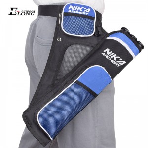 Nika Íjászat 430021 RH Kék Szín Íjászat Tegez tartására Arrows 3 Cső Hip Tegez Hunting Képzési íjászatnyíl Tegez
