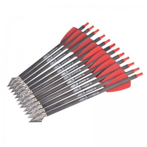 114521-04 ID6.2mm szénszálas számszeríj csavarok acél penge széles fejek kobra rendszer adder/r9/rx íjászat vadászat